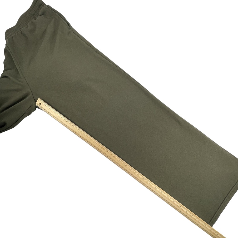 Max & Mia Lounge Set Women Large Olive Green Hoodie Wide Leg Pants - Picture 11 of 12